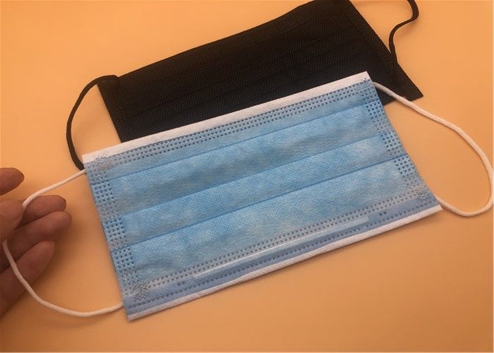 बेहद नरम डिस्पोजेबल फेस मास्क / डिस्पोजेबल ब्लू ईयरलूप फेस मास्क