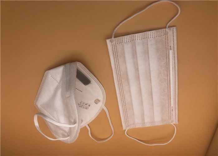 विरोधी प्रदूषण Foldable KN95 मास्क आसान सांस पर्यावरण के अनुकूल चिकना भीतरी अस्तर