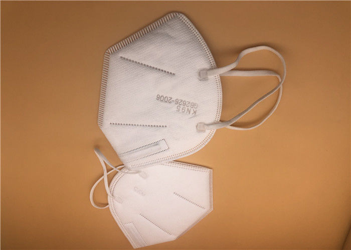 Foldable KN95 धूल मास्क शीसे रेशा मुफ्त आसान पर्यावरण के अनुकूल ले जाने