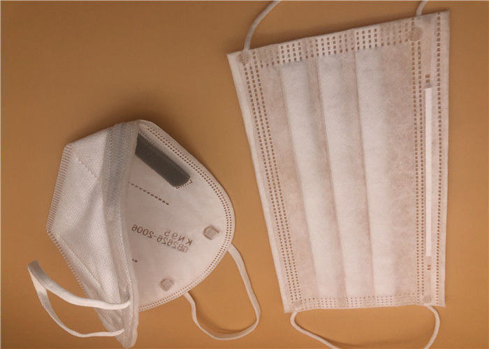 उच्च PFE BFE N95 Earloop मास्क उत्कृष्ट बैक्टीरियल निस्पंदन गुण