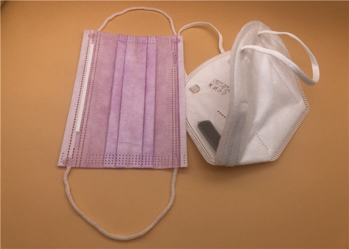उच्च PFE BFE N95 Earloop मास्क उत्कृष्ट बैक्टीरियल निस्पंदन गुण